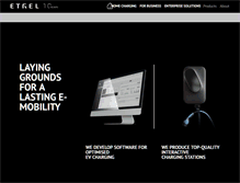 Tablet Screenshot of etrel.com